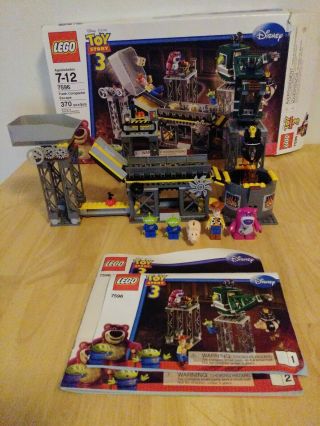 Lego 7596 Toy Story 3 Trash Compactor Escape 100 Complete W/box