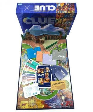 Clue FX Electronic Talking Family Mystery Board Game Hasbro 2003 100 Complete 2