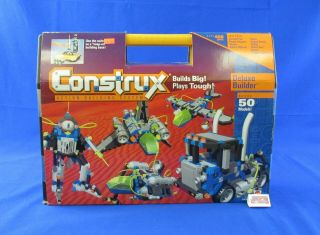 Vintage 1996 Mattel Construx Deluxe Builder Set