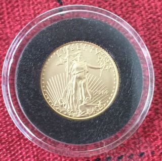 Brilliant,  Uncirculated 2014 - $5 1/10 Oz American Eagle Gold Coin