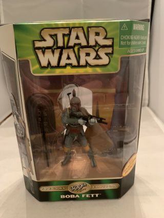 Mib Star Wars Special Edition 300th Figure Boba Fett With Rocket Firing Backpack