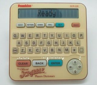 Official Scrabble Players Dictionary Franklin Electronic Scr - 226 L@@k