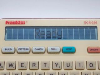 Official Scrabble Players Dictionary Franklin Electronic SCR - 226 L@@K 2