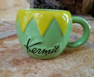 Kermit The Frog Disney Store Green Muppets Studio Character Coffee Mug Cup