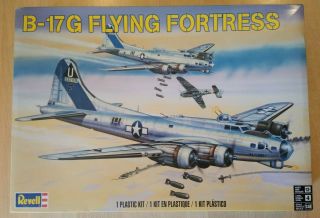 44 - 5600 Monogram 1/48th Scale Boeing B - 17g Flying Fortress Plastic Model Kit