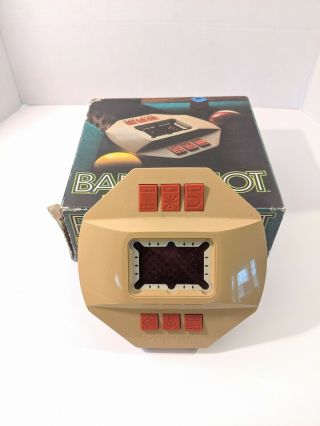 Vtg 1980 Bank Shot Electronic Pool Handheld Video Game By Parker Brothers.