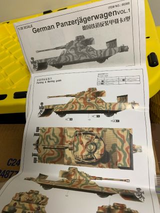 1/35 Trumpeter 00368 German Panzerjagerwagen Vol.  1 (no Box Or Track)