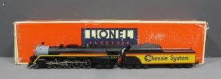 Lionel 6 - 18011 Chessie 4 - 8 - 4 T1 Steam Locomotive & Tender Ex/box