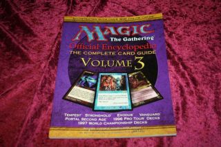 Magic The Gathering Official Encyclopedia - Mtg - Volume 3 Wizards Of The Coast.
