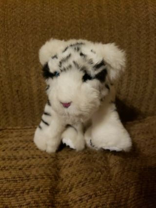 2008 Wowwee Alive Minis Baby White Tiger Cub Interactive Plush