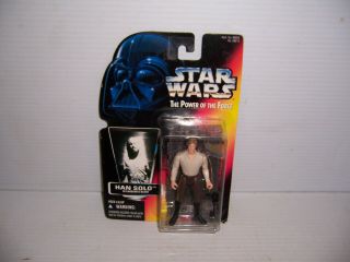 1996 Kenner Star Wars The Power Of The Force Tpotf Han Solo In Carbonite Figure