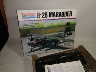 Monogram B - 26 Marauder Flak Bait 1/48th Kit Early Issue