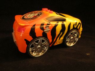 1997 Toy State Road Rippers Sounds Lights Tiger Striped Yellow Orange S9