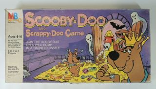 Vtg 1983 Milton Bradley Scooby Doo Scrappy Board Game Complete 4315 Hanna Barber
