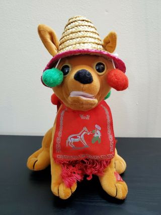 Pancho The Chihuahua Singing Feliz Navidad Plush 12 " Tall Toy Gift Christmas