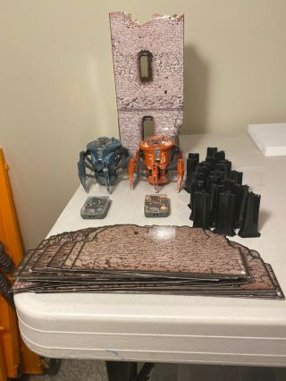 Hexbug Battlebots The Tower Battle Ground Fight With Light Spider Pre - Owned