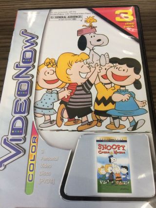 Videonow Color Snoopy Come Home 3 Disc Pack