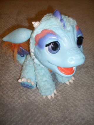Furreal Friends Torch My Blazin Dragon Blue Animated Interactive Sounds Lights