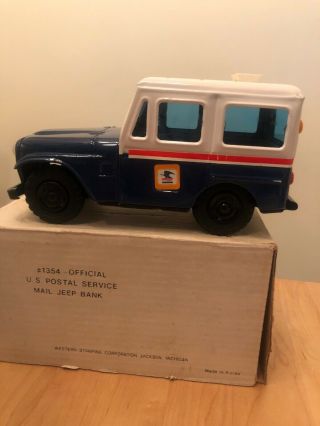 1354 Official U.  S.  Postal Service Mail Jeep Steel Bank Western Stamping Corp.
