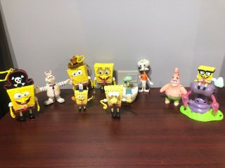 Spongebob Square Pants Toys - Squidward - Patrick - Sandy - Birthday Theme Decor