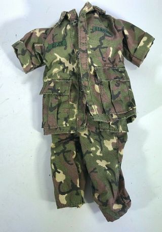 Hasbro Gi Joe Us Marines Short Sleeve Camo Uniform 1/6 Scale Loose Outfit Set