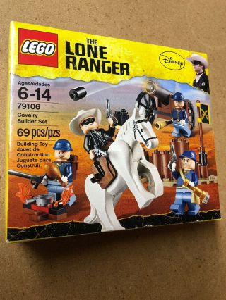 The Lone Ranger Lego 79106 Cavalry Builder Military West Civil War