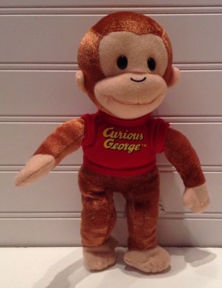 Pbs Kids Curious George Monkey 8 " Plush Stuffed Animal