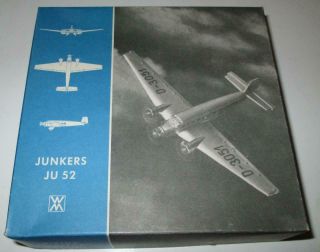 Wiking Modelle 1:200 Flugzeug Junkers Ju 52 Trimotor Transport Plane Unused/ Box
