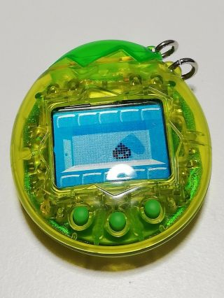 Tamagotchi 1997 Japanese Version Virtual Pet Bandai Osutchi Green
