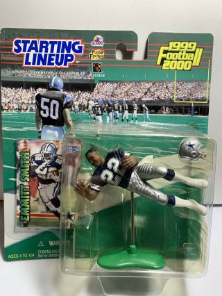 Starting Lineup 1999 Emmitt Smith Nfl Dallas Cowboys (flying In The Air Pose)
