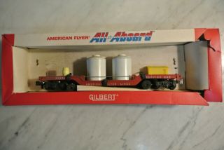 S Scale American Flyer All Aboard Track Cleaning Car 24533 Vintage Gilbert