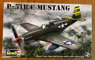1:48 Revell P - 51b/c Mustang Aircraft Model Kit 85 - 5256