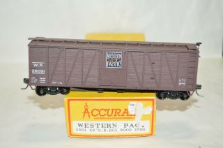 Ho Scale Accurail Western Pacific Rr 40 
