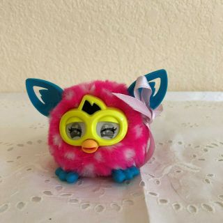 2012 Hasbro Furby Mini 3 " Interactive Pet Toy Aqua Pink Blue