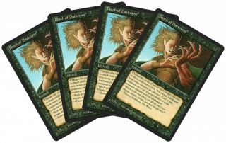 Touch Of Darkness [4x X4] Legends Nm - M Black Uncommon Magic Mtg Cards Abugames