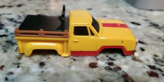 Vtg Yellow Red 1980’s Schaper Stomper 4x4 Dodge Warlock Pick Up Truck Body Only