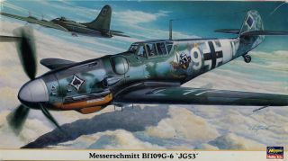 Hasegawa 1:48 Messerschmitt Bf - 109 G - 6 Jg53 Plastic Aircraft Model Kit 09313