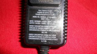 Power Wheels Fisher Price 12 Volt 12v Grey Battery Charger 00801 - 1778
