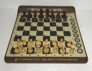 Vintage Fidelity Chess Challenger Scc Electronic Computer Board Game