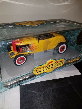 Ertl 1932 Ford Street Rod Die Cast 1:18 Scale American Muscle Exclusive Color