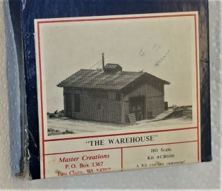 Master Creations HO Scale The Warehouse Kit - Kit CR600 - NOS 3