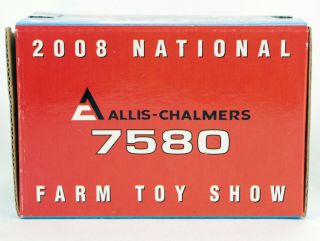 Ertl 2008 National Farm Toy Show Allis Chalmers 7580 Tractor w Box,  1:64 29710P 3
