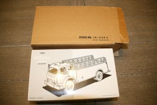 First Gear 1953 White 3000 Stake Body Truck White Motor Company Boxed