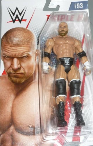 Triple H Wwe Mattel Basic Core Series 93 Wrestling Action Figure Toy Dmg Pkg