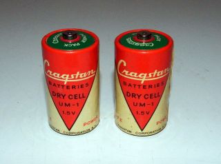 Vintage Cragstan Heavy Duty Power Pack D - Cell Batteries