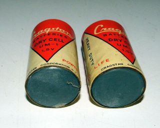 Vintage Cragstan Heavy Duty Power Pack D - Cell Batteries 3