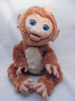 2012 Furreal Friends Cuddles My Giggly Monkey Pet By Hasbro - Great