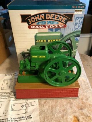 Ertl John Deere Battery Operated Model E Engine 1/6th Scale Diecast Implement