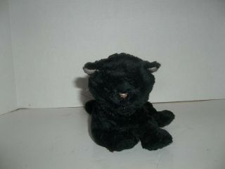 2003 Furreal Newborn Black Kitty Cat Plush Purrs Head Moves Meows