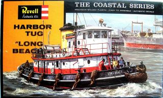 Revell H - 314 - Harbor Tug " Long Beach " - 1964 The Coastal Series Release